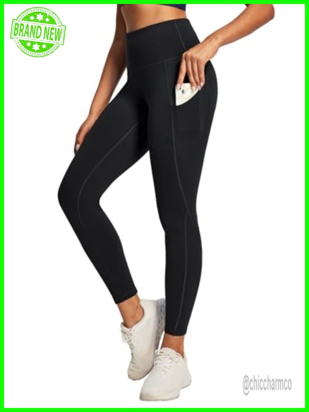 High Waisted Tummy Control Leggings with Pockets Yoga Pants